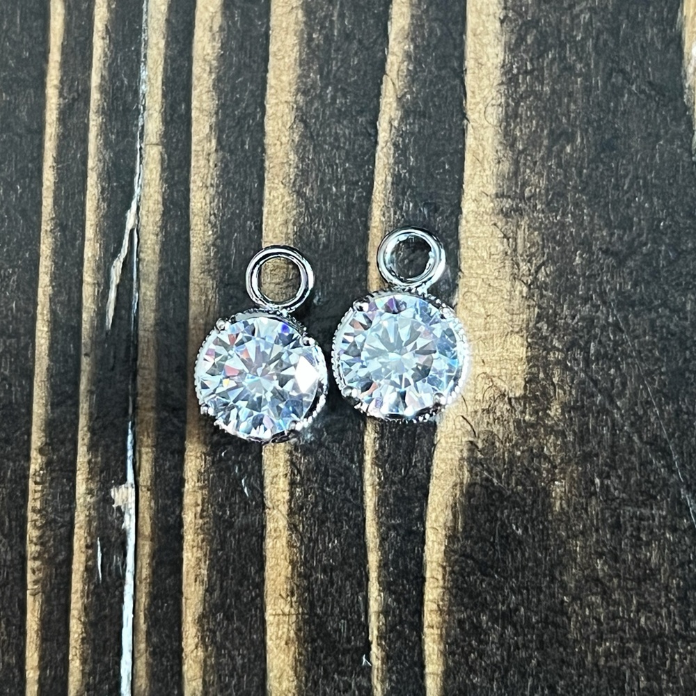 ORIGAMI OWL • vintage style crystal earring drops • costume jewelry